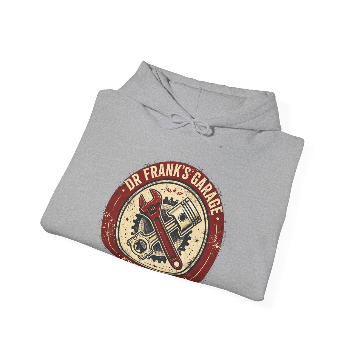Vintage Badge Garage unisex hoodie with chest badge print, image 16