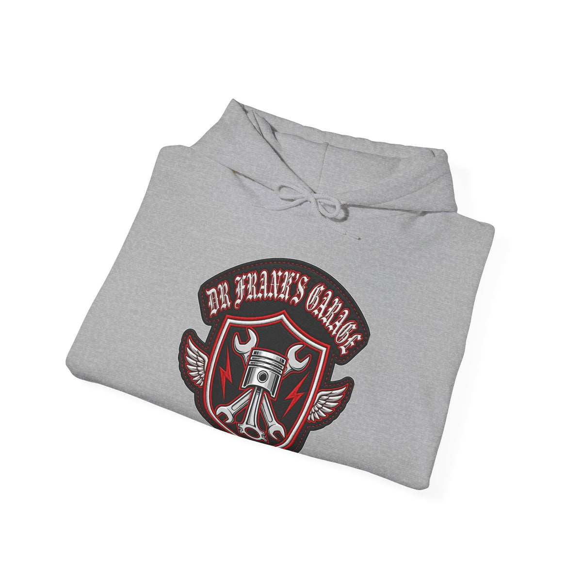 Gasoline Gothic Garage Hoodie - Dr. Frank's Garage, image 16