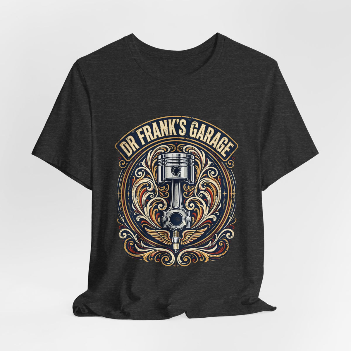 Winged Piston Tee – Garage Wear line by Dr. Frank's Garage, view 16