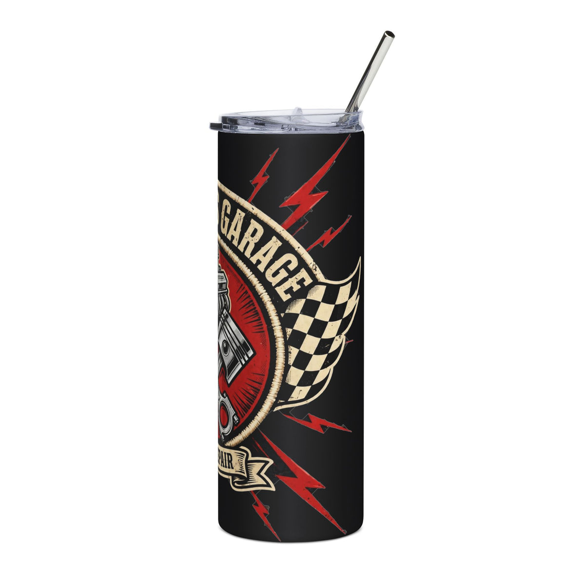 Speed Shop Garage Tumbler 20oz - Dr. Frank's Garage, image 4