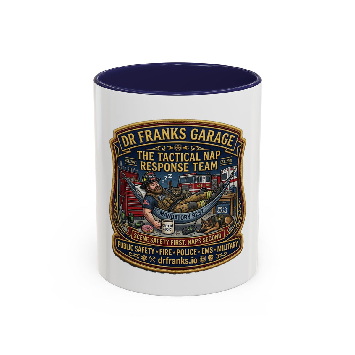 Tactical Nap Response Team Coffee Mug - Dr. Frank's Garage, image 2
