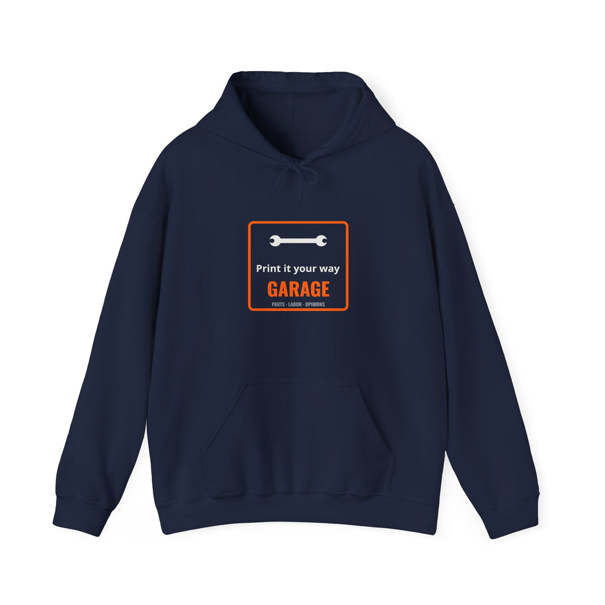 Personalized "___'s Garage" Hoodie