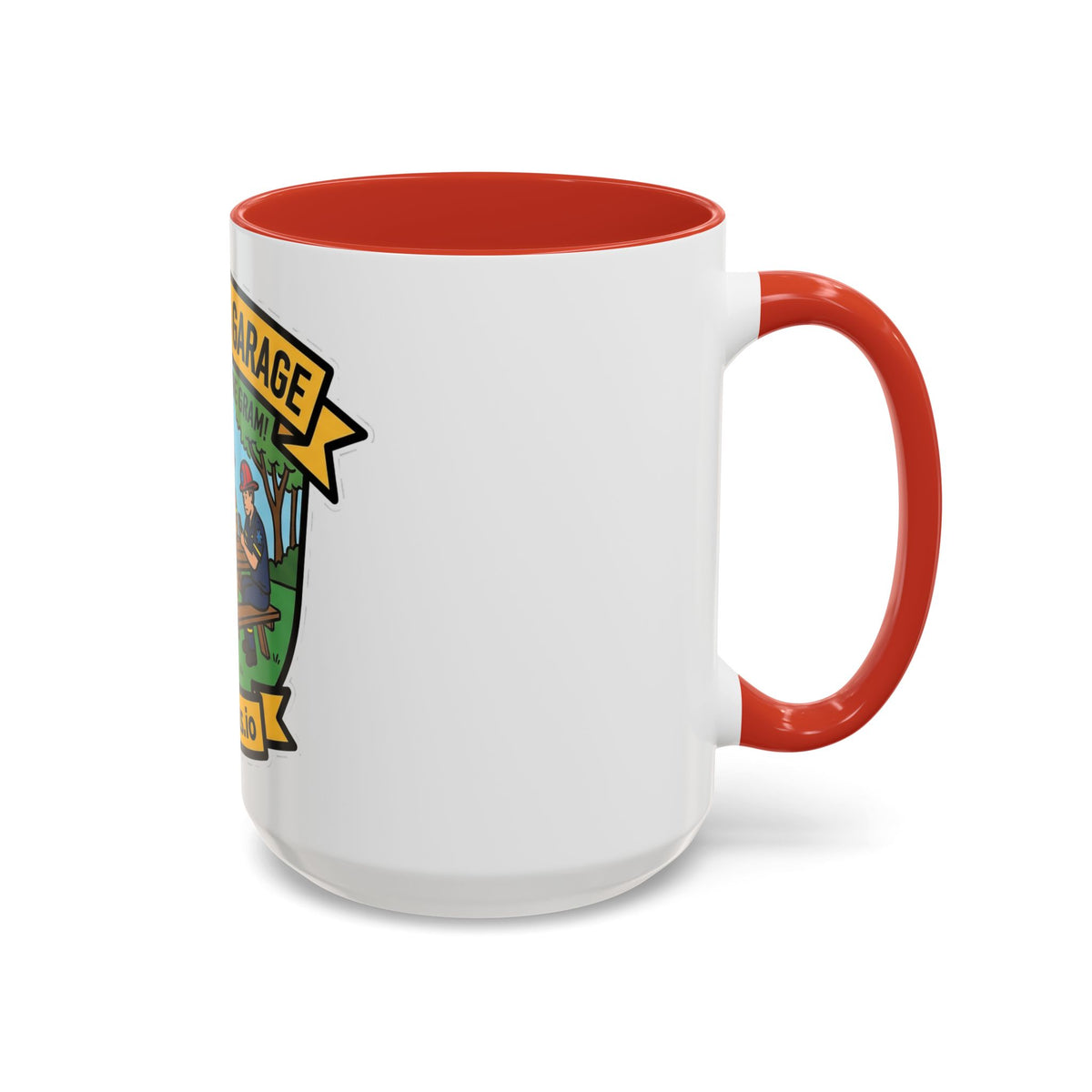 We Do It For The Gram ceramic mug with cop, firefighter and EMT