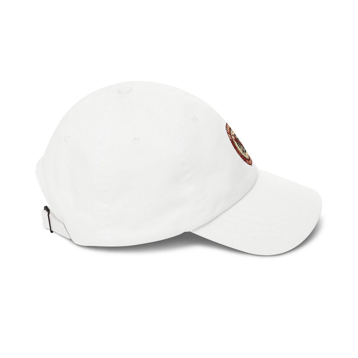Vintage Badge Garage dad cap with printed front logo, image 5