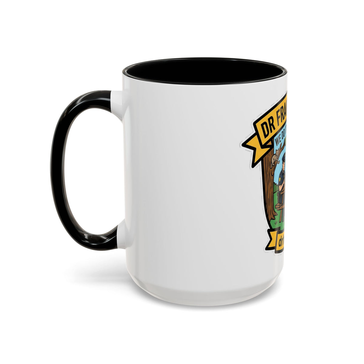 We Do It For The Gram ceramic mug with cop, firefighter and EMT