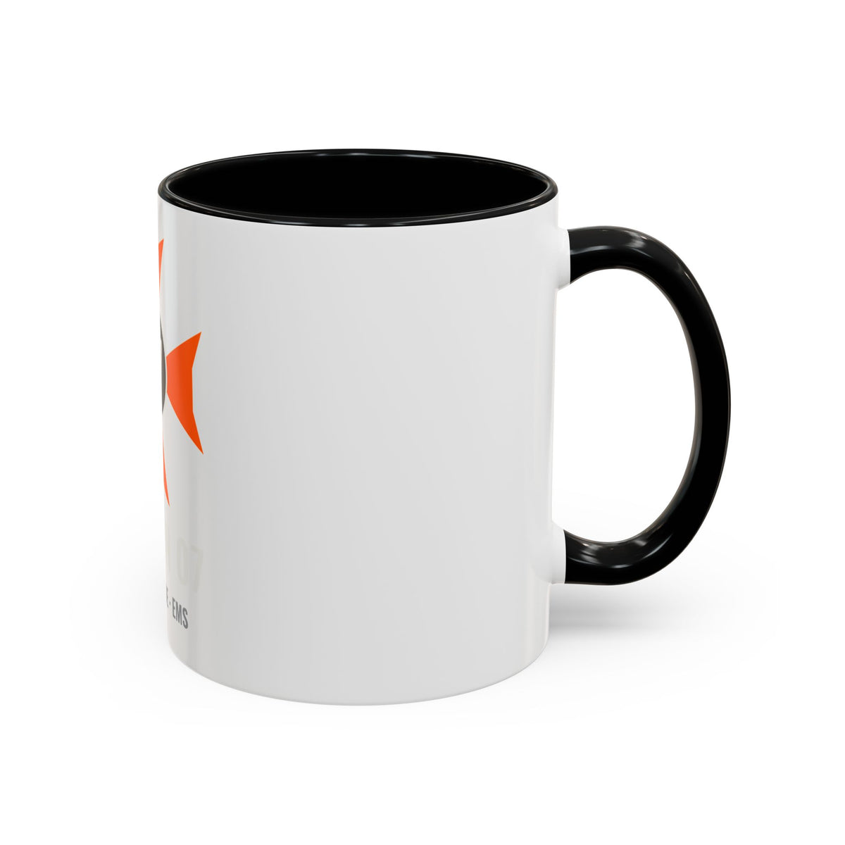 Station 07 Mug in Black – Public Safety line by Dr. Frank's Garage, view 3