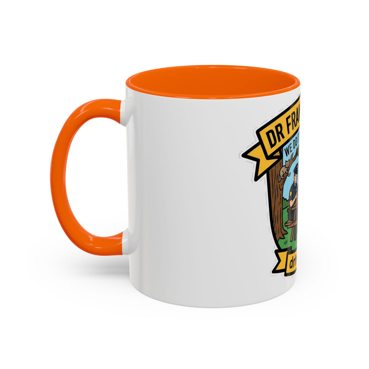 We Do It For The Gram ceramic mug with cop, firefighter and EMT