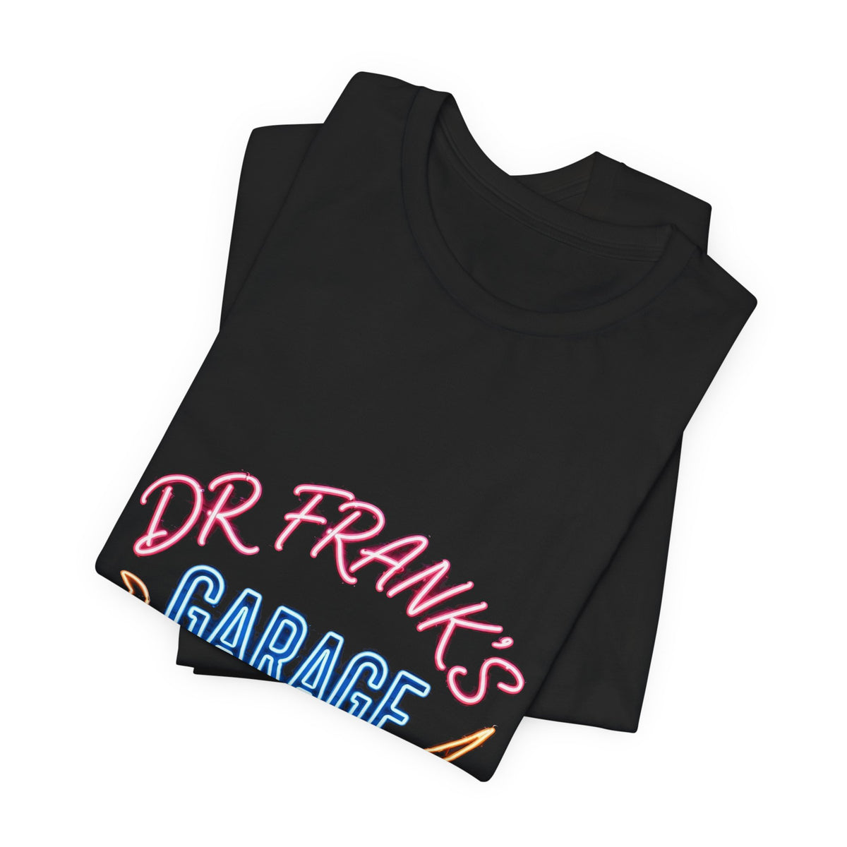 Neon Nights Garage Tee - Dr. Frank's Garage, image 4