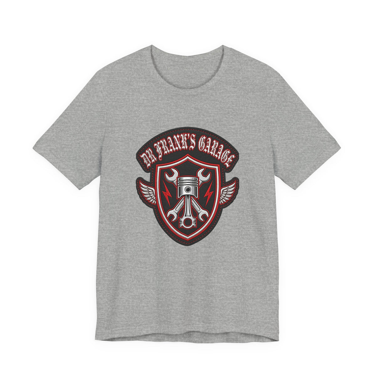 Gasoline Gothic Garage Tee - Dr. Frank's Garage, image 4