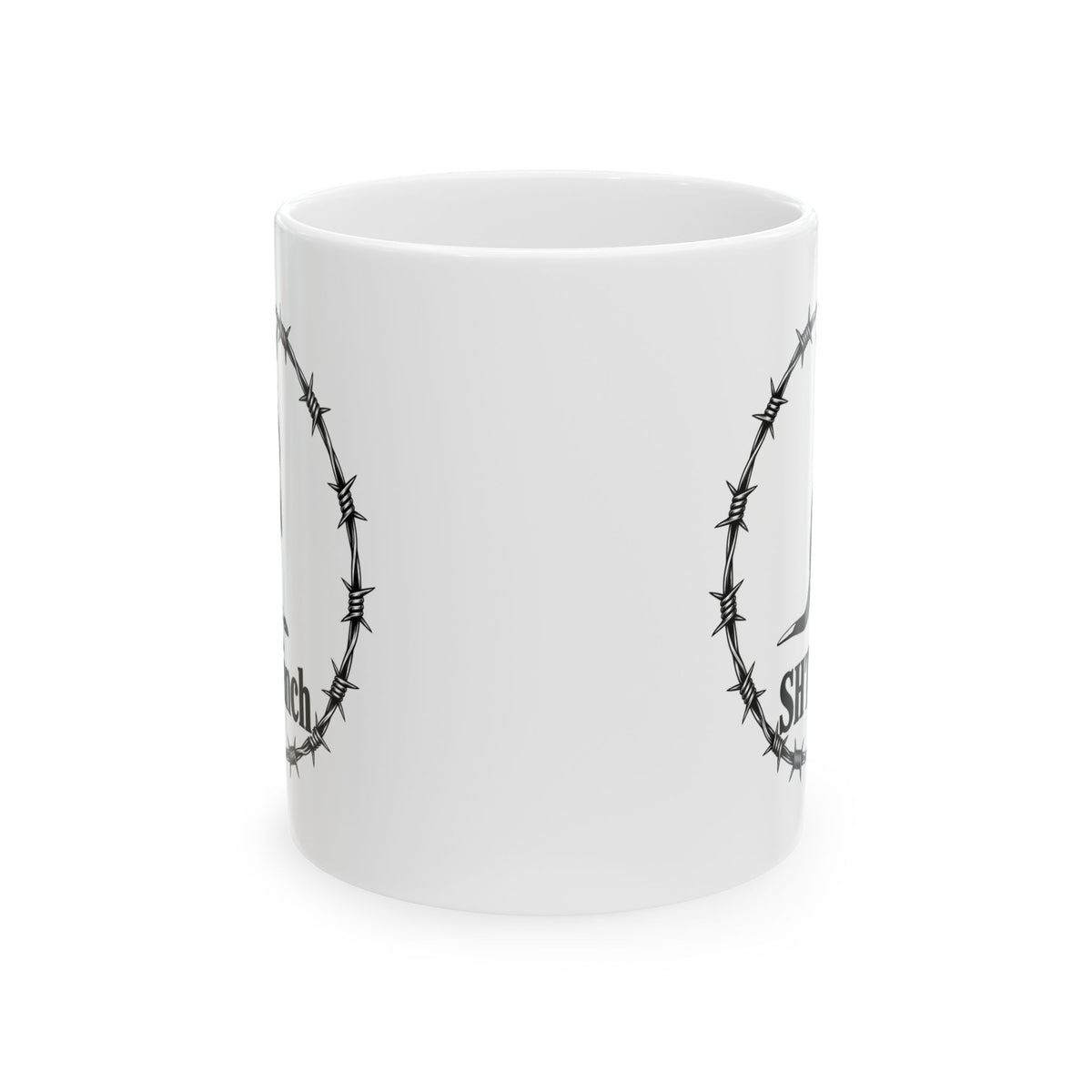 SHT Ranch Kangaroo Barbed Wire Coffee Mug | Wren-Oak Ranch