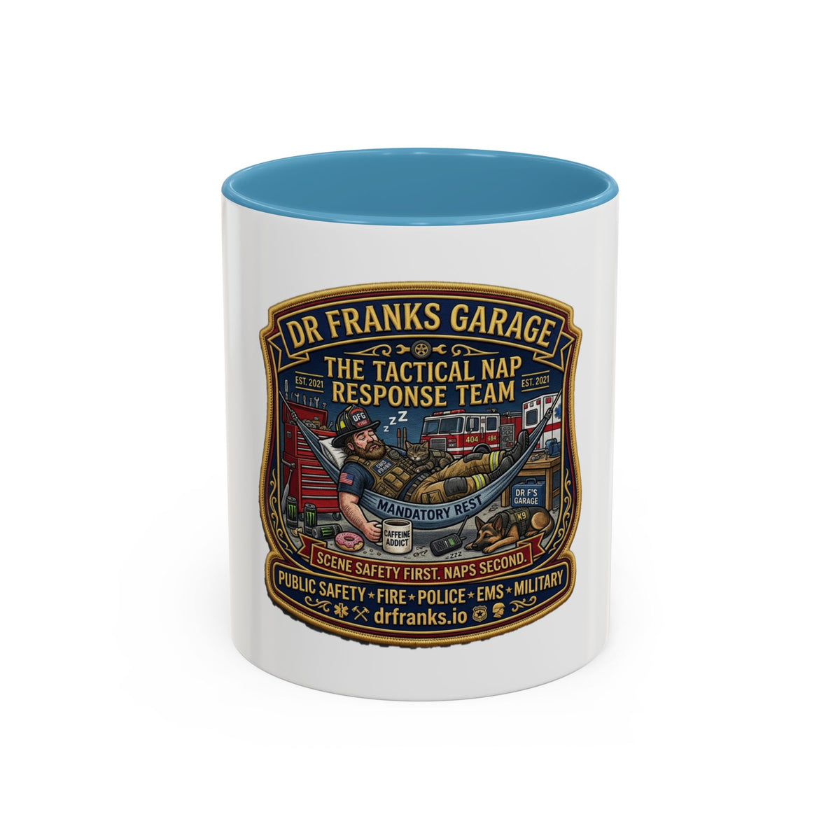 Tactical Nap Response Team Coffee Mug - Dr. Frank's Garage, image 5