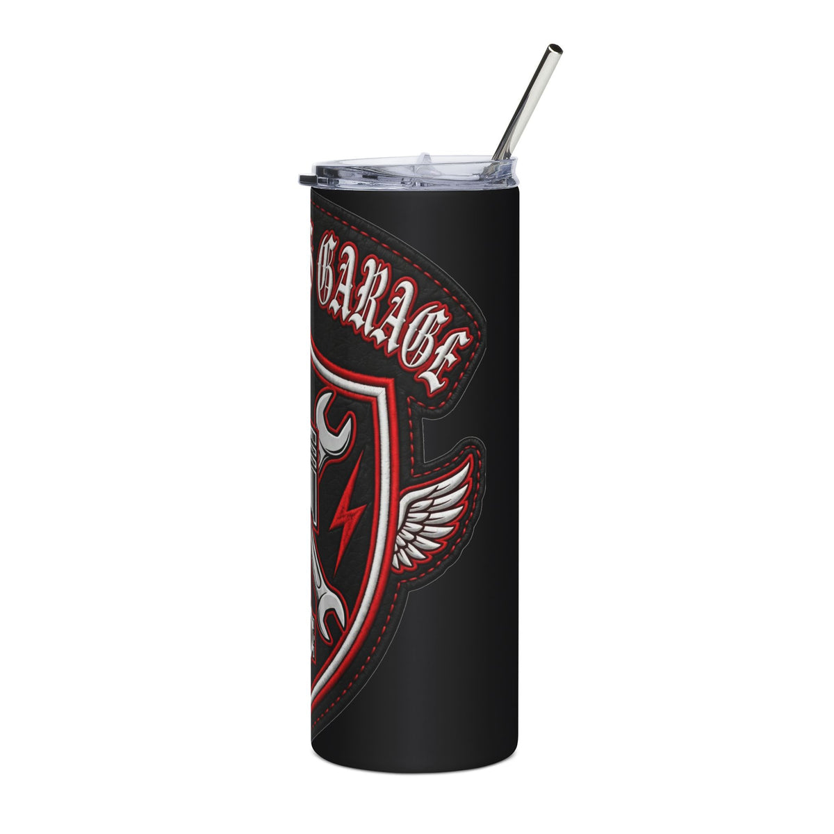 Gasoline Gothic Garage Tumbler 20oz - Dr. Frank's Garage, image 4