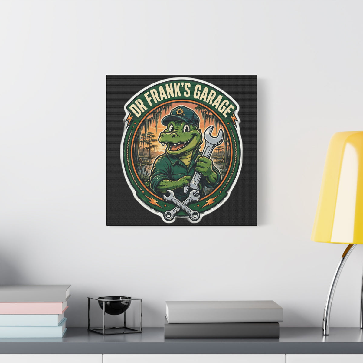 Swamp Gator Mechanic Canvas – Garage Wear line by Dr. Frank's Garage, view 7