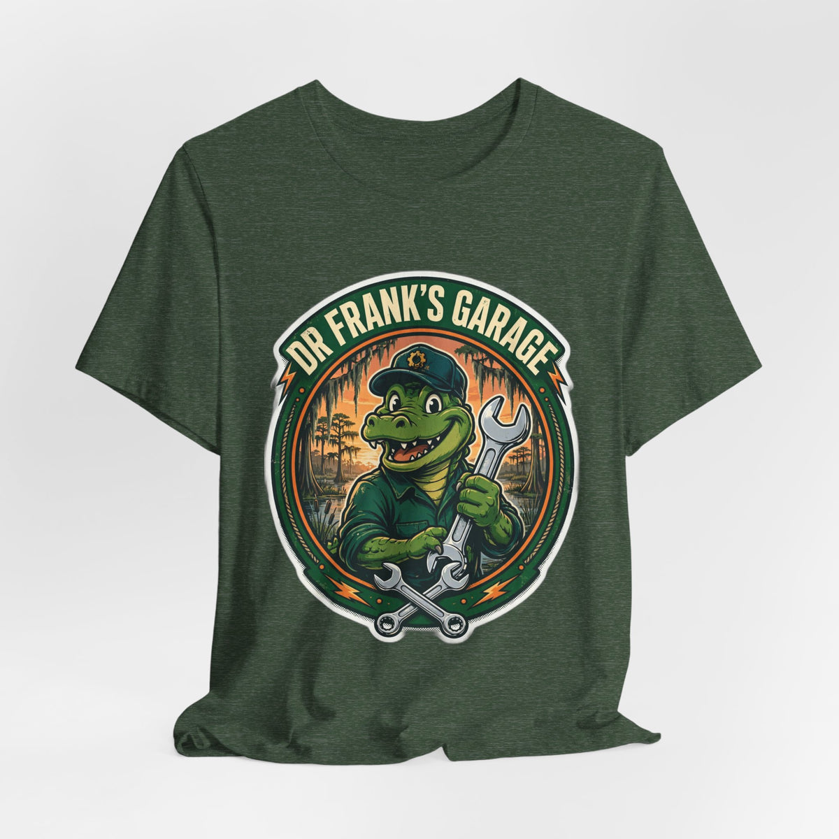Swamp Gator Mechanic Tee | Dr. Frank's Garage