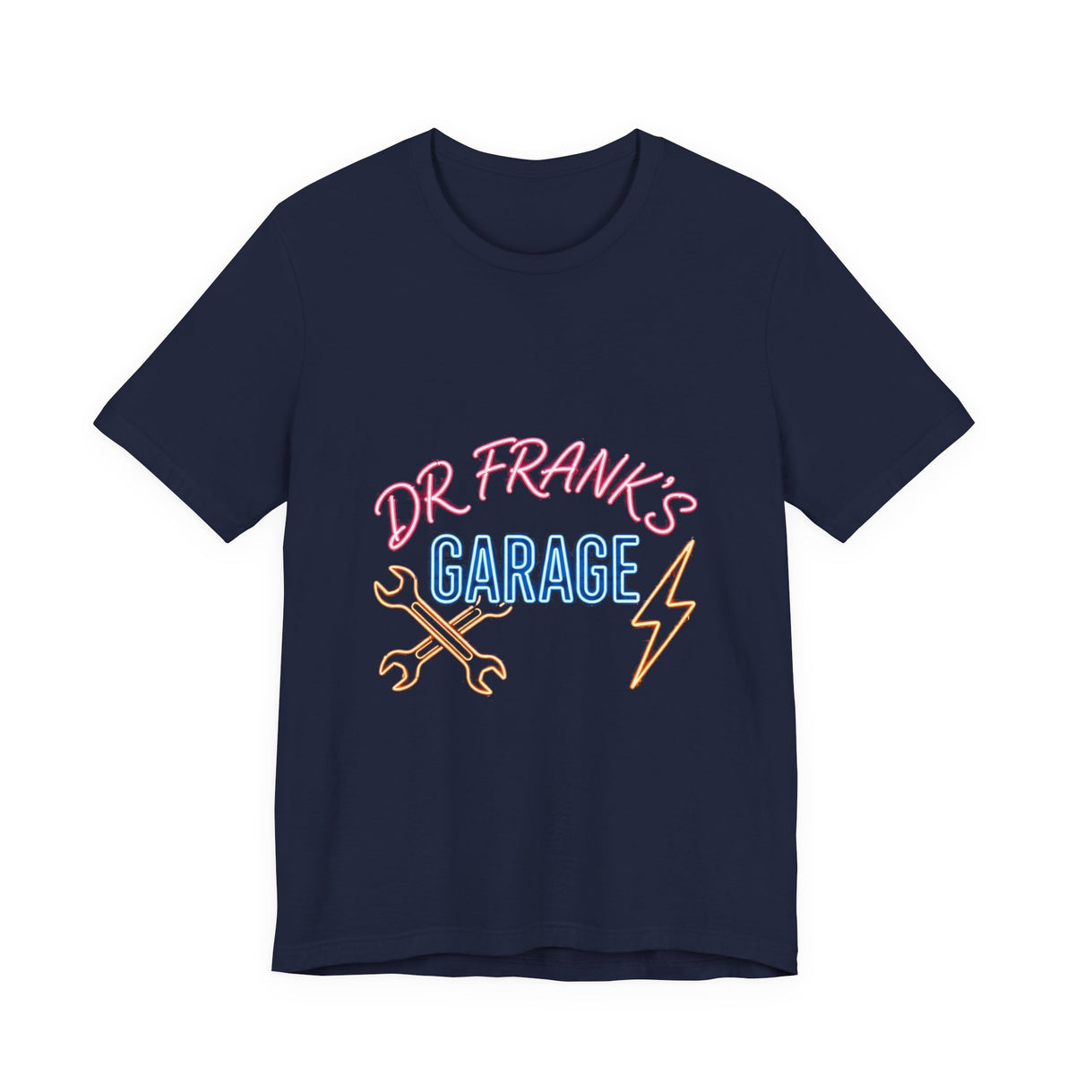 Neon Nights Garage Tee - Dr. Frank's Garage, image 2