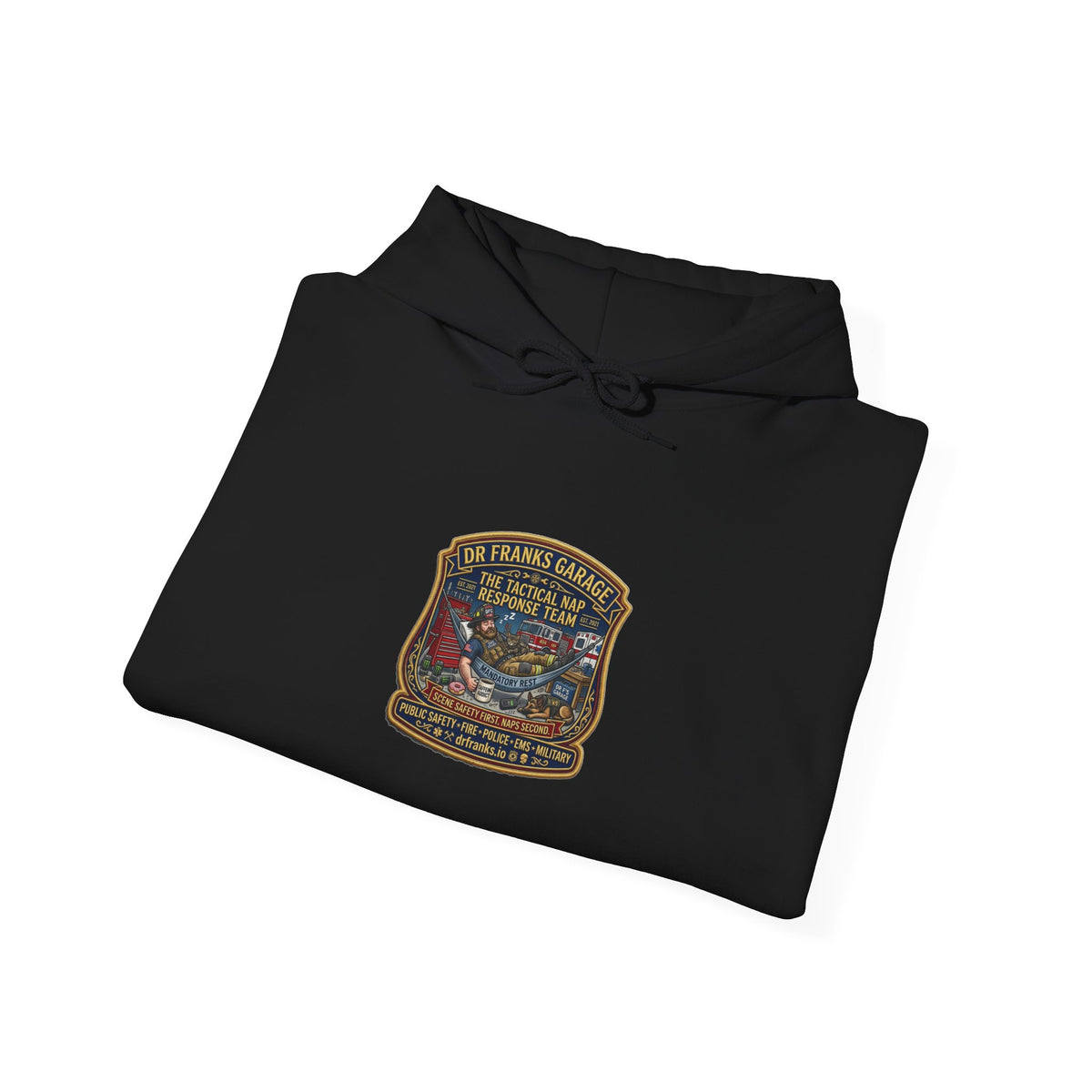 Tactical Nap Response Team Hoodie - Dr. Frank's Garage, image 6