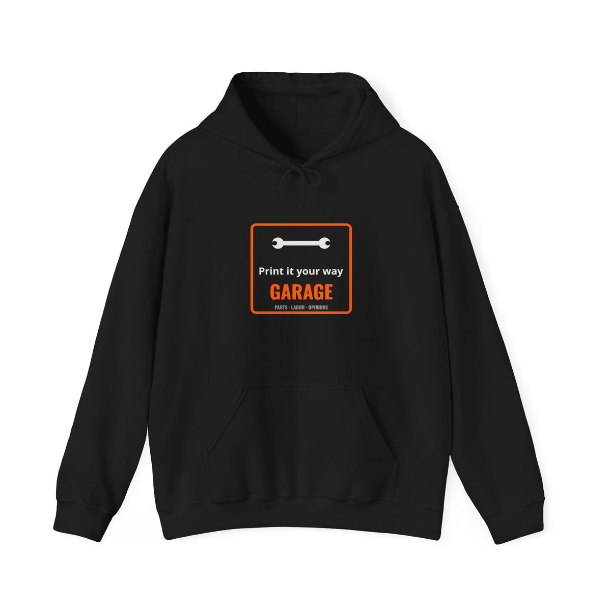 Personalized "___'s Garage" Hoodie