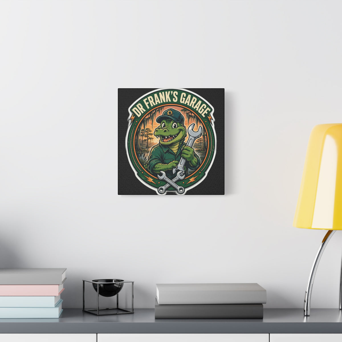 Swamp Gator Mechanic Canvas – Garage Wear line by Dr. Frank's Garage, view 4