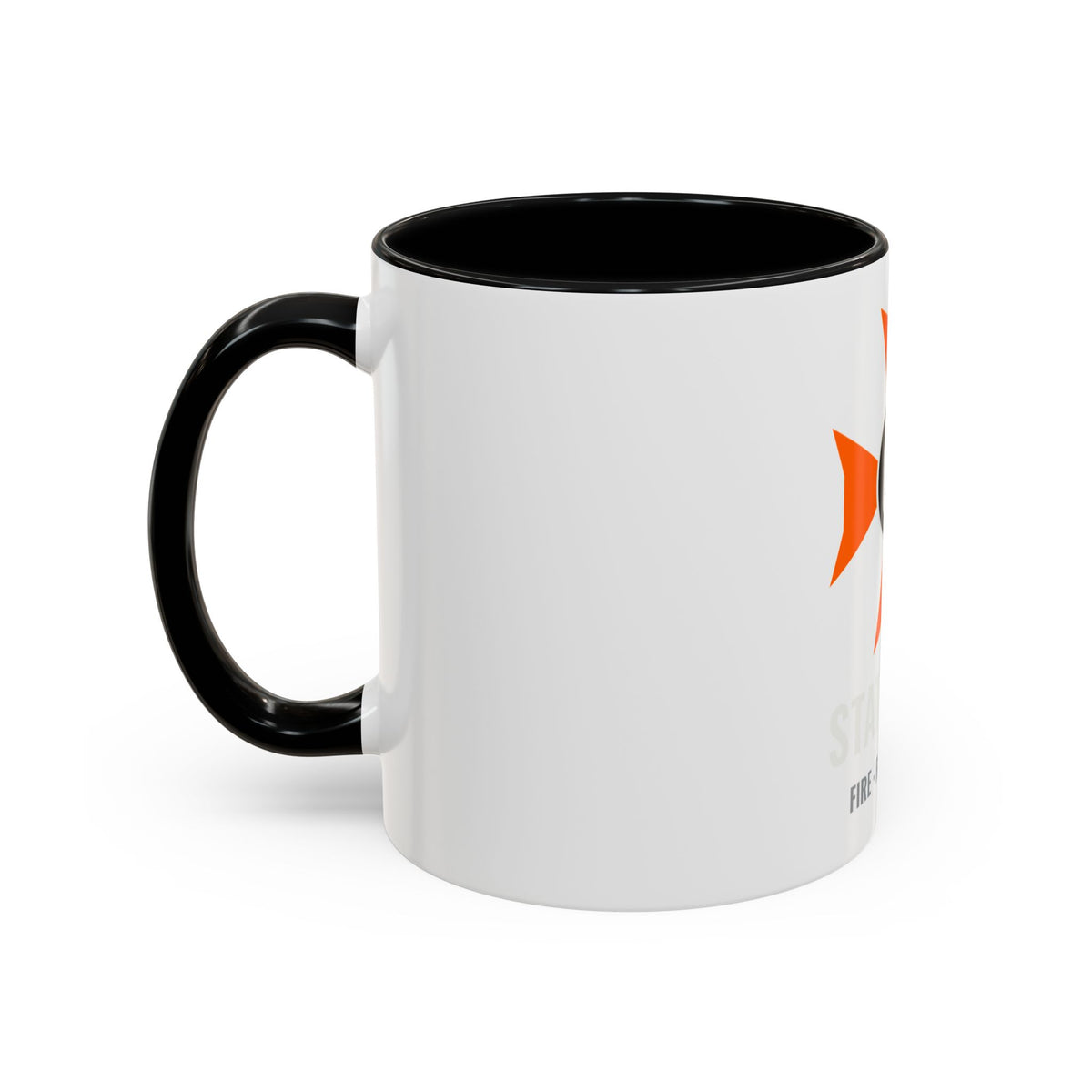 Station 07 Mug in Black – Public Safety line by Dr. Frank's Garage, view 4