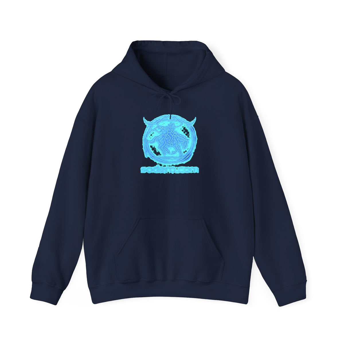 SHT Ranch neon blue bronc rider hoodie, sodaro.com