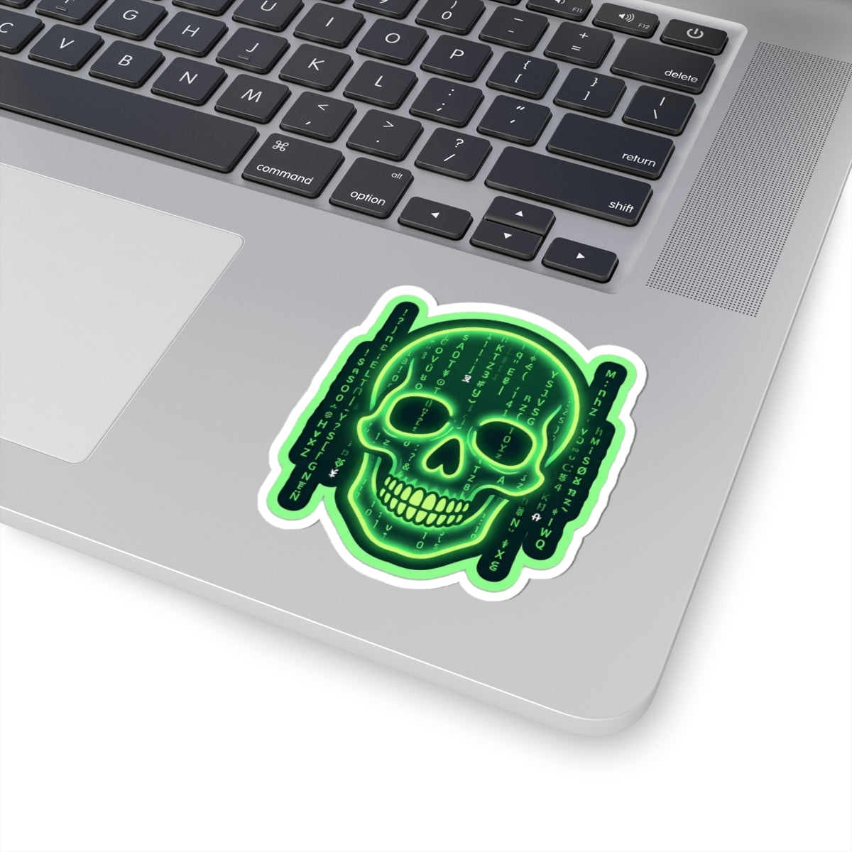 Neon Skull Sticker - Dr. Frank's Garage