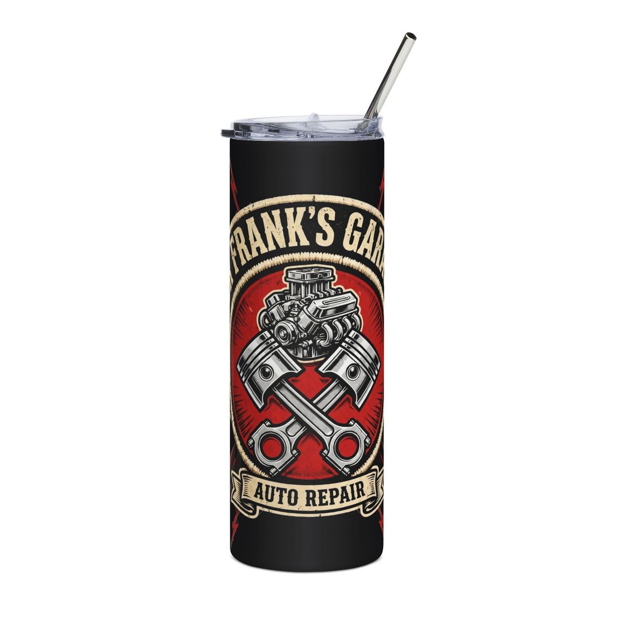 Speed Shop Garage Tumbler 20oz - Dr. Frank's Garage, image 1