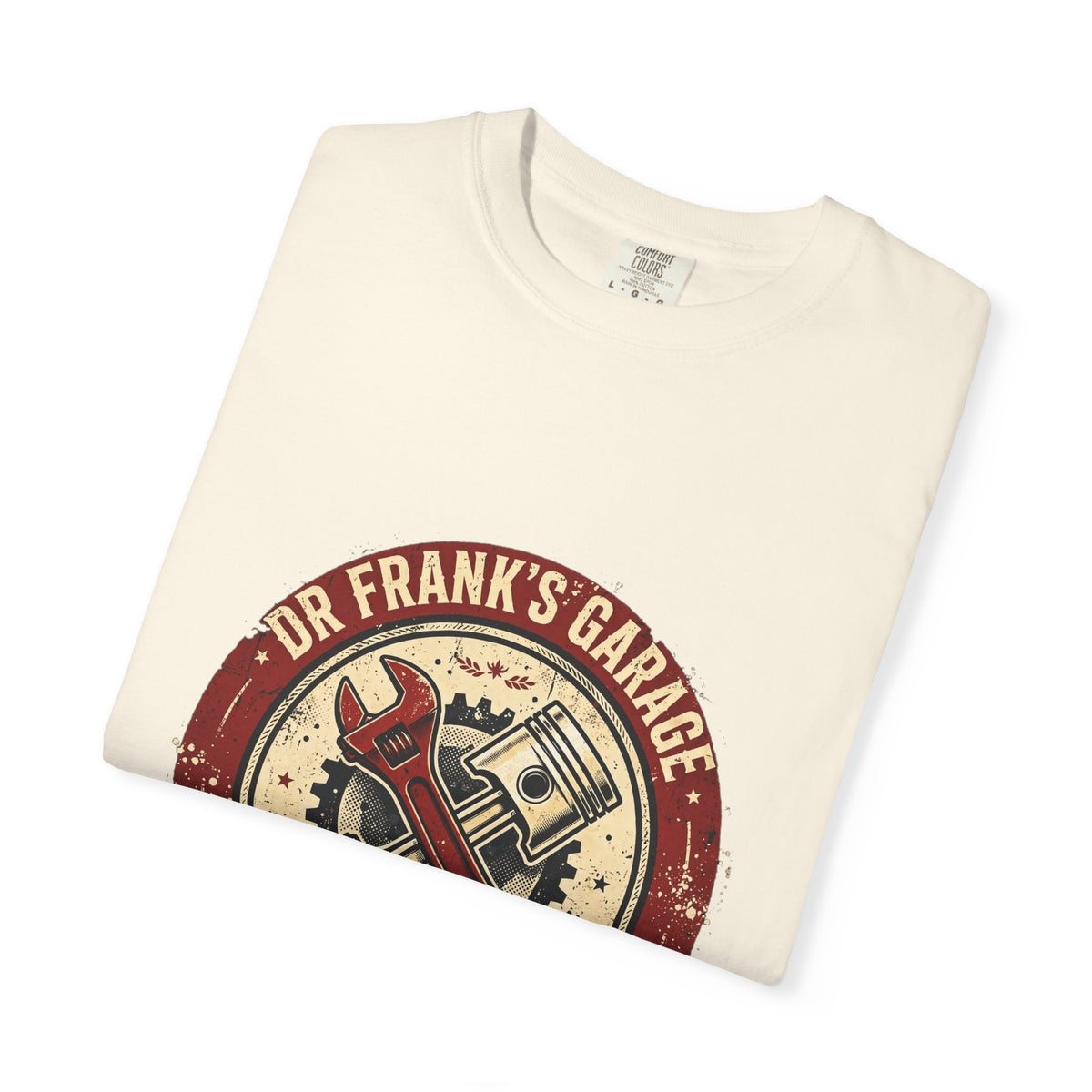 Vintage Badge Garage Garment-Dyed Tee - Dr. Frank's Garage, image 7