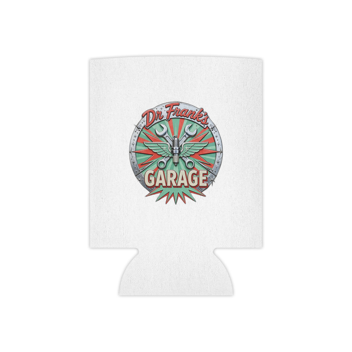 Atomic Garage Can Cooler – Garage Wear line by Dr. Frank's Garage