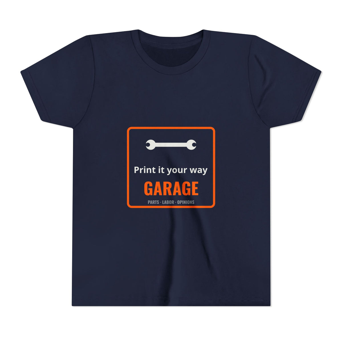 Personalized "___'s Garage" Youth Tee