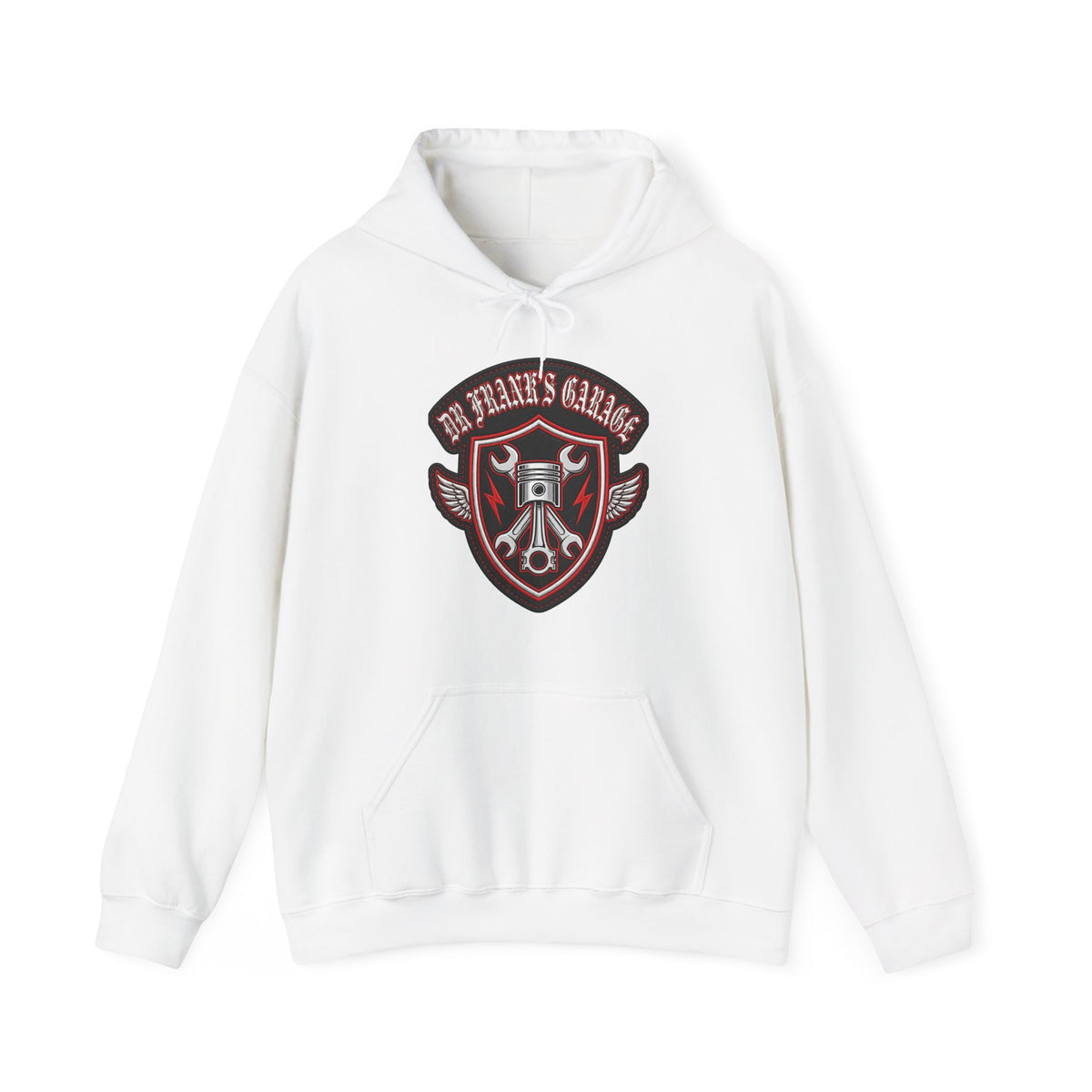 Gasoline Gothic Garage Hoodie - Dr. Frank's Garage, image 3