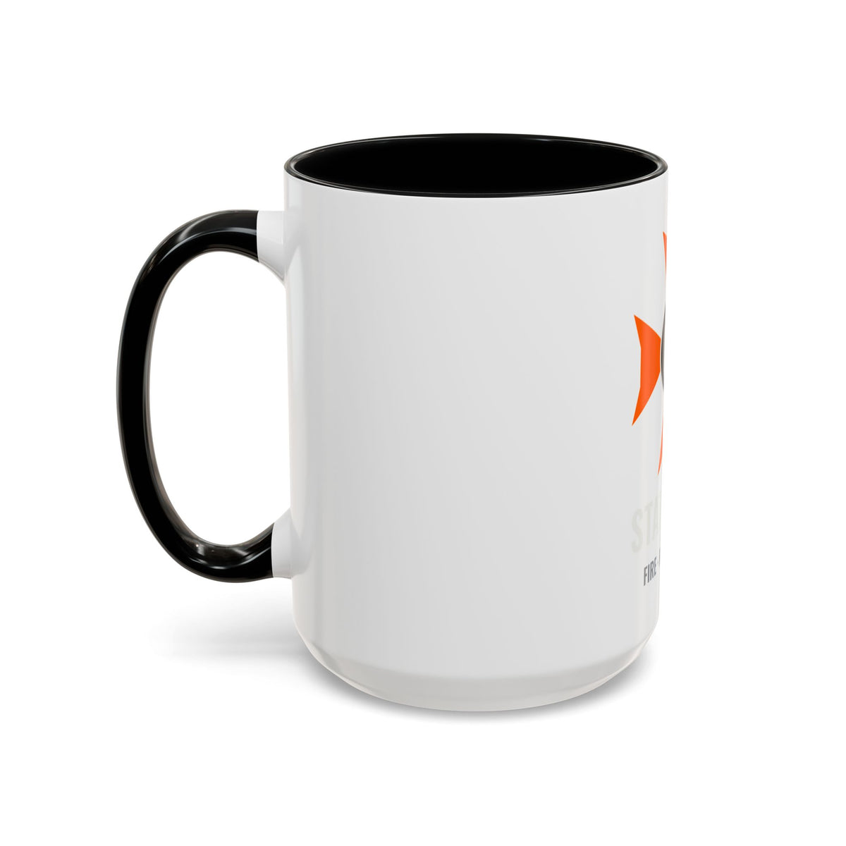 Station 07 Mug in Black – Public Safety line by Dr. Frank's Garage, view 7