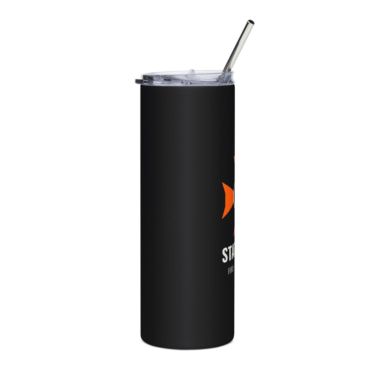 Station 07 Tumbler in Black – Public Safety line by Dr. Frank's Garage, view 2