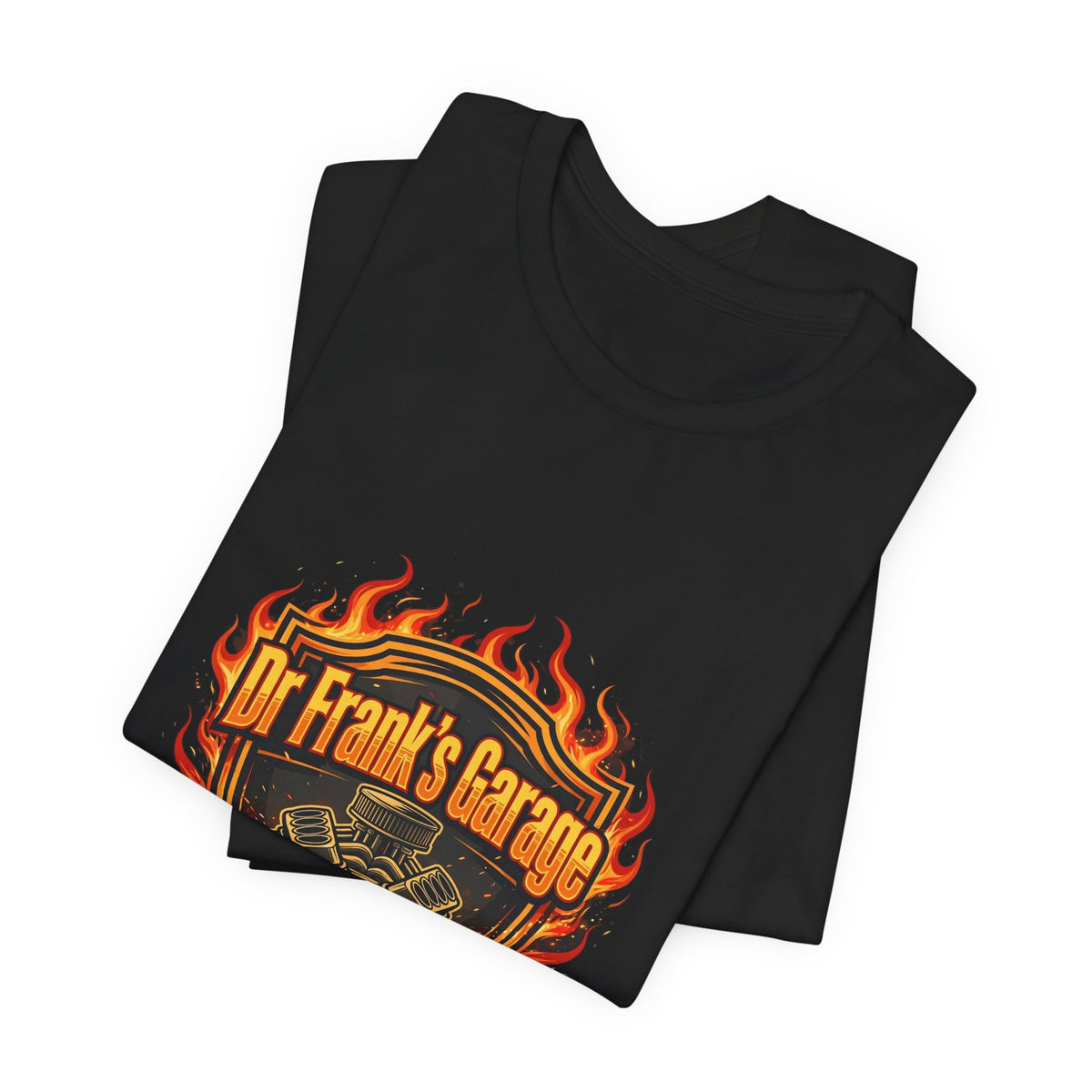 Midnight Flames Garage Tee - Dr. Frank's Garage, image 5