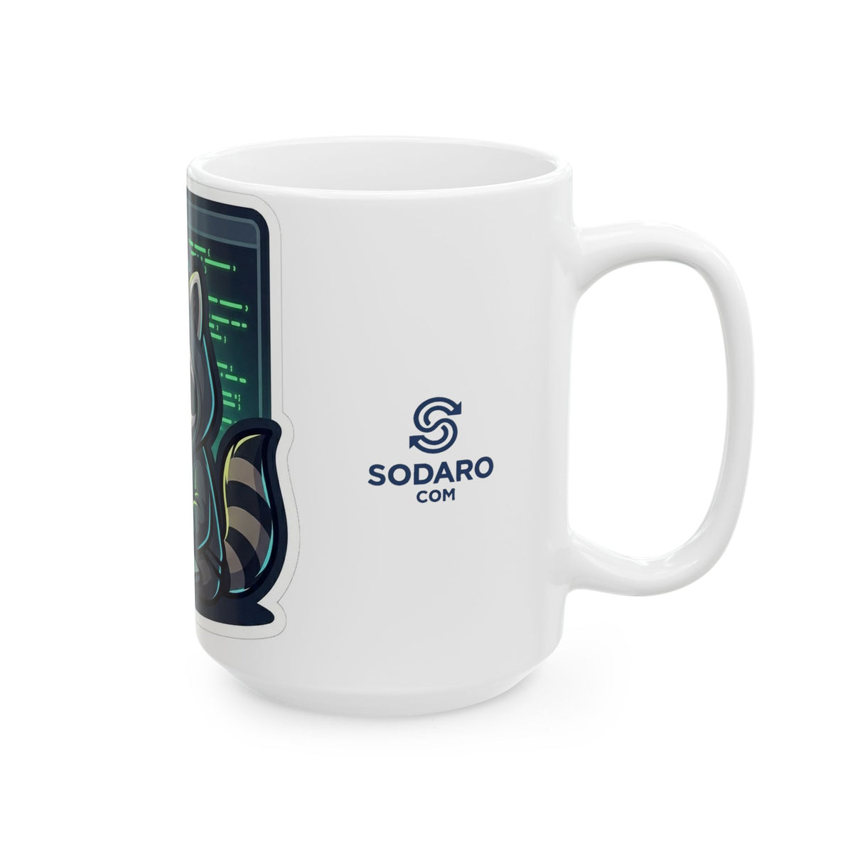 Hacker Raccoon Mug - Dr. Frank's Garage