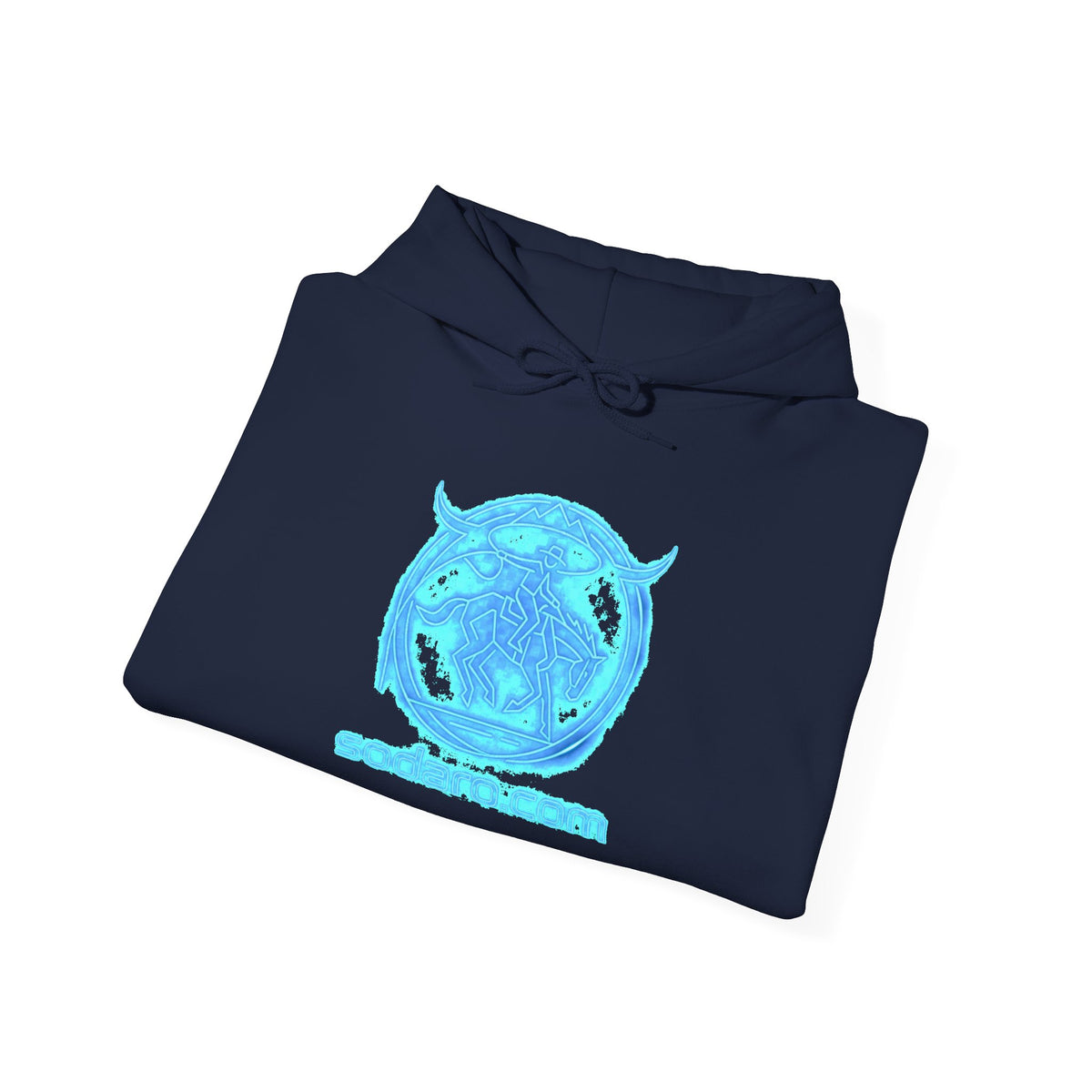 SHT Ranch neon blue bronc rider hoodie, sodaro.com