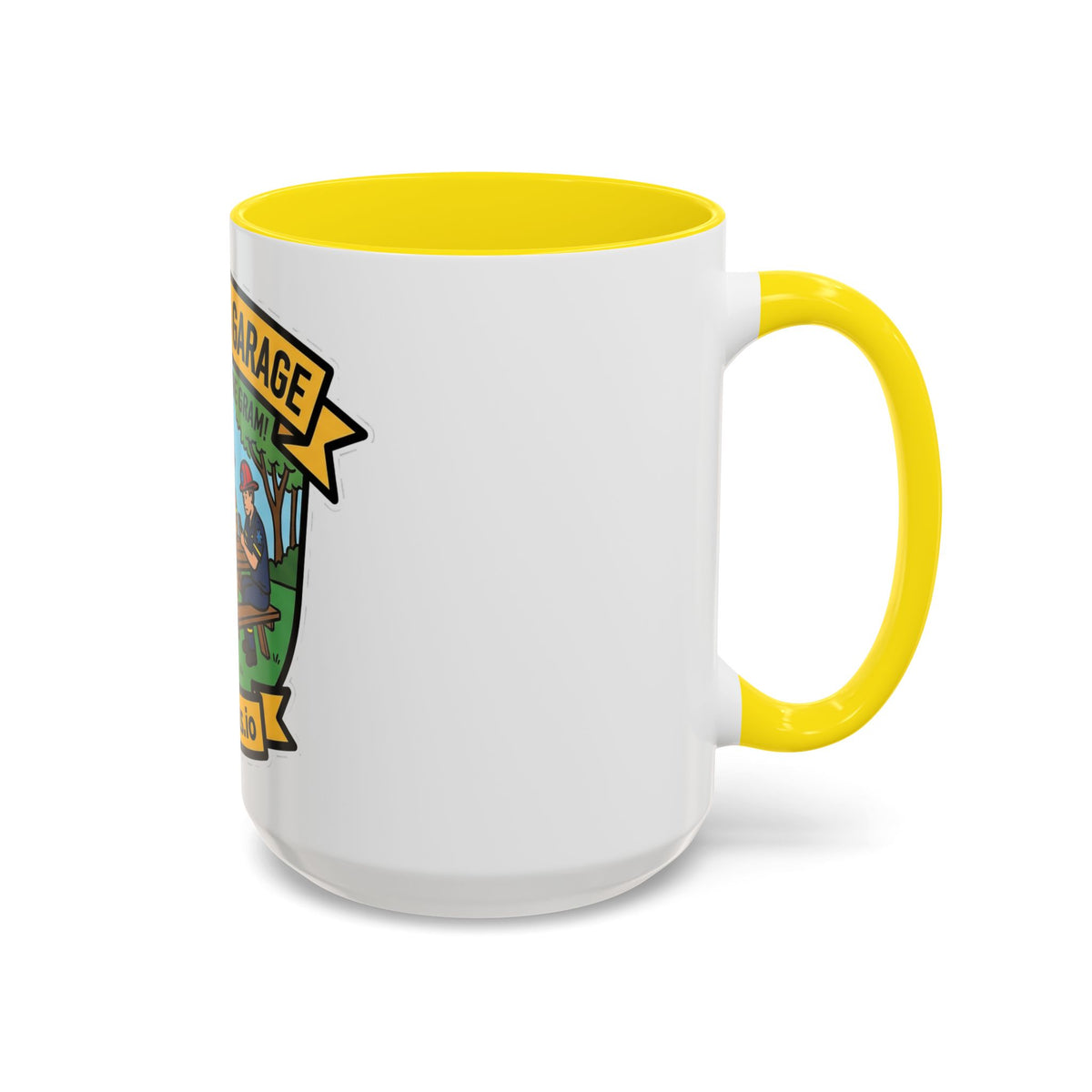 We Do It For The Gram ceramic mug with cop, firefighter and EMT