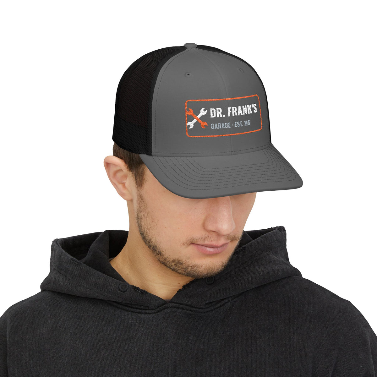 Dr. Frank's Garage Embroidered Trucker Cap