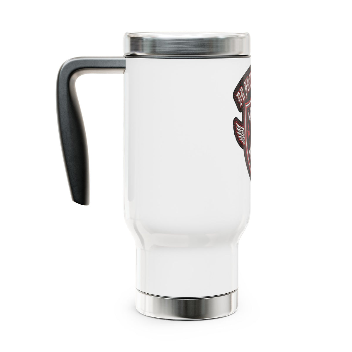 Gasoline Gothic Garage Travel Mug 14oz - Dr. Frank's Garage, image 2