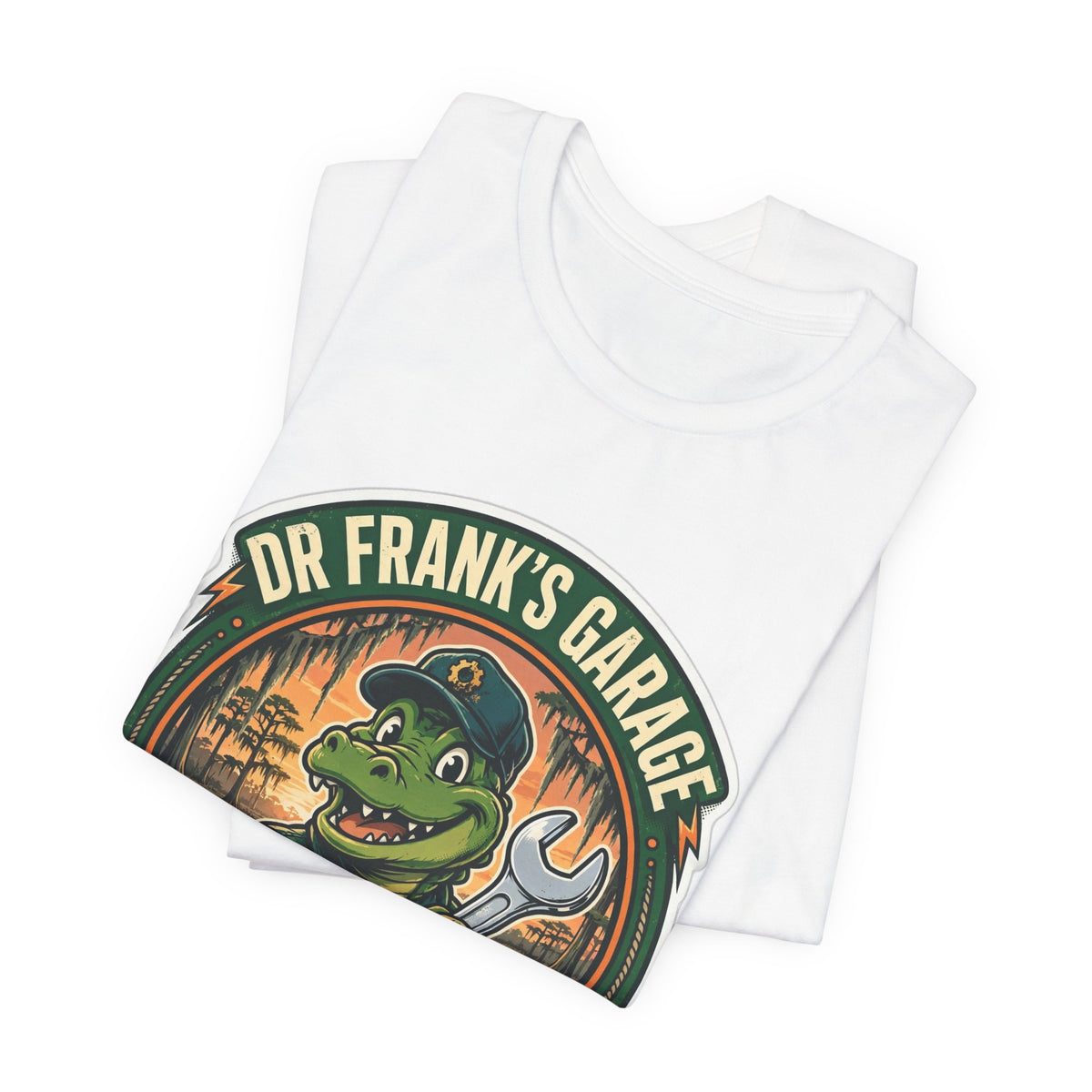 Swamp Gator Mechanic Tee | Dr. Frank's Garage