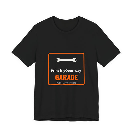 Personalized "___'s Garage" Tee