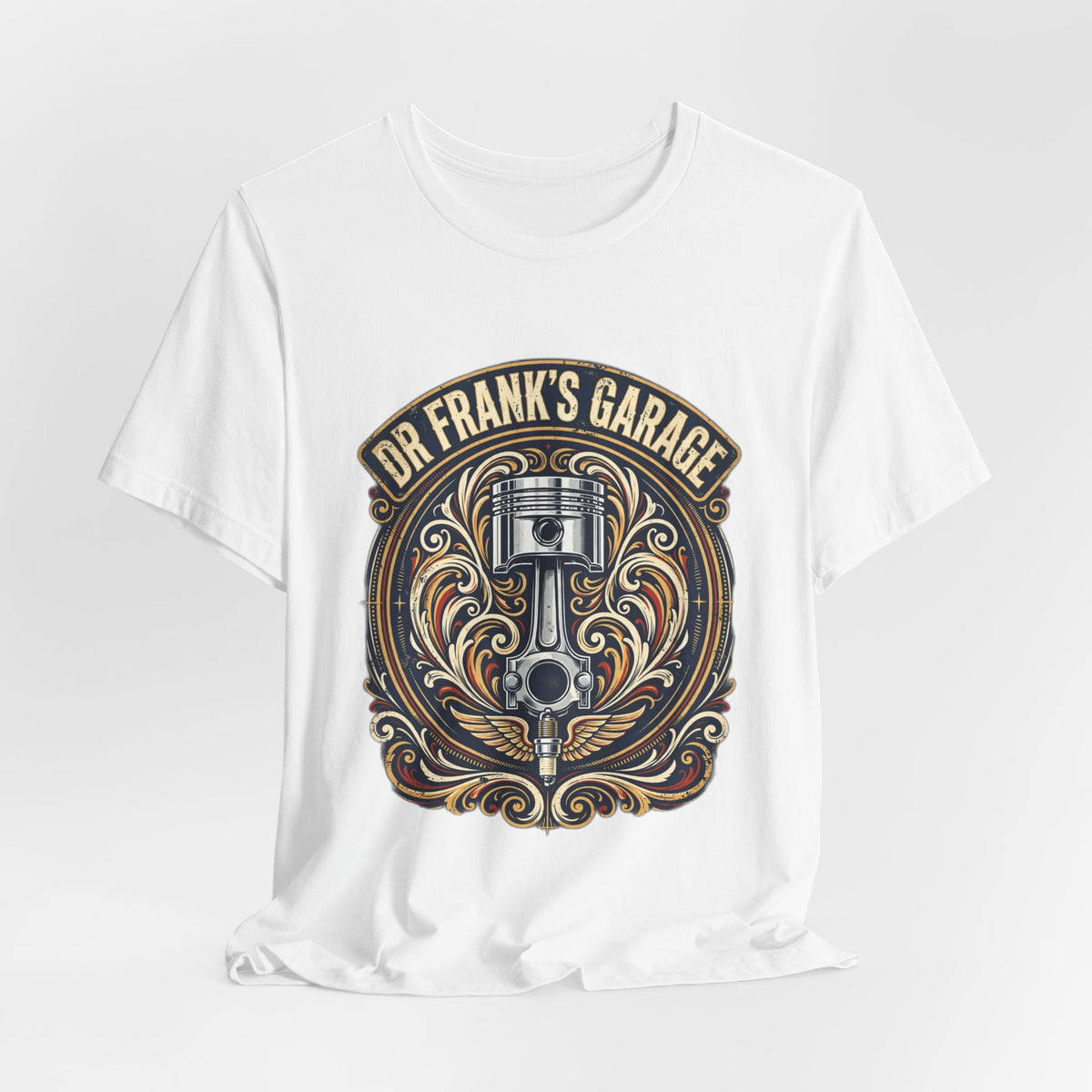 Winged Piston Tee – Garage Wear line by Dr. Frank's Garage, view 7