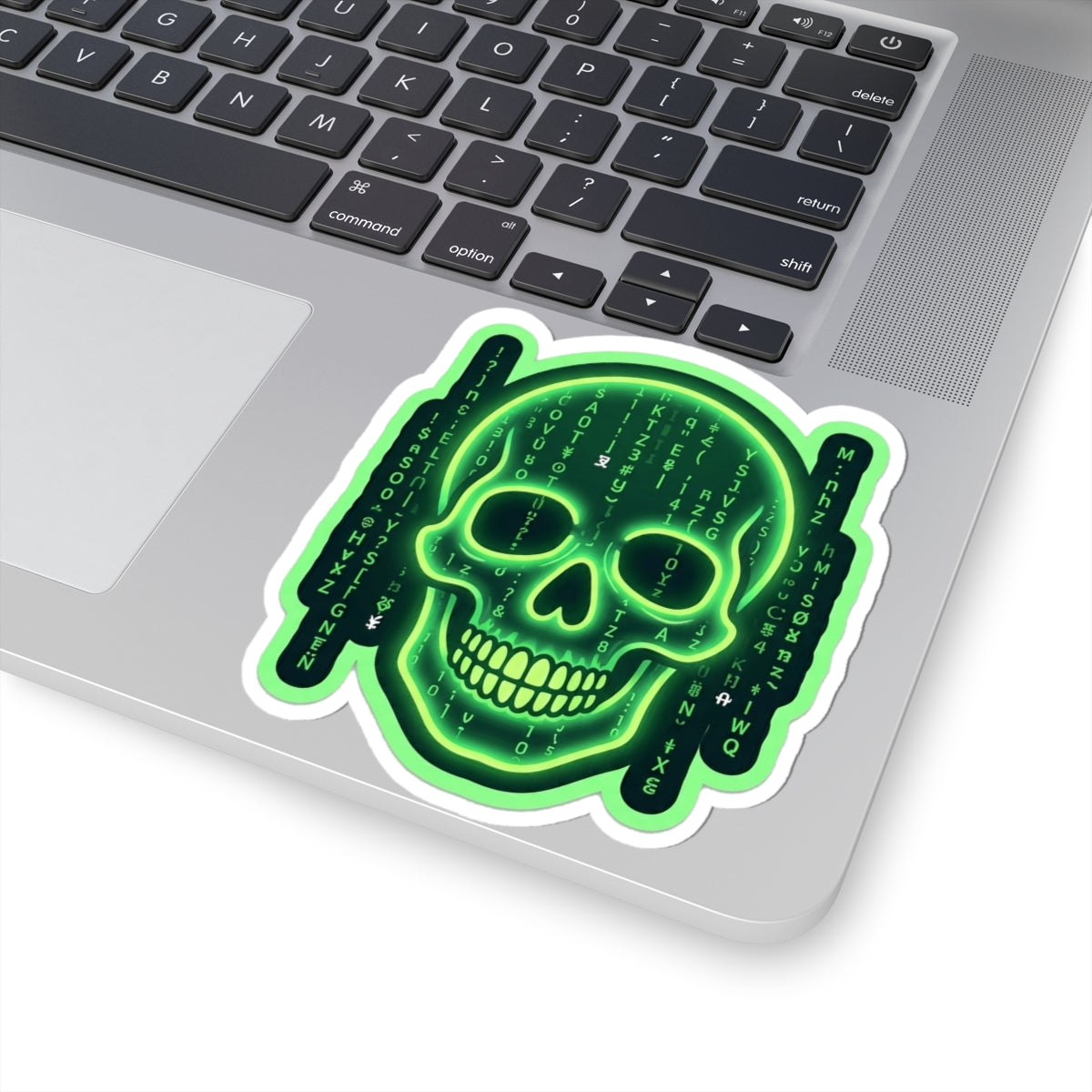 Neon Skull Sticker - Dr. Frank's Garage