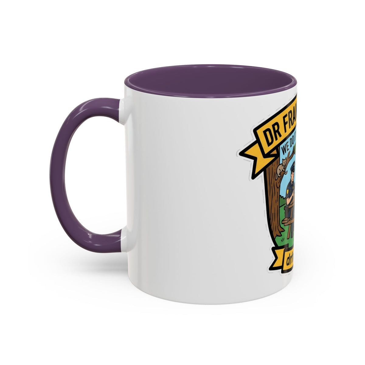 We Do It For The Gram ceramic mug with cop, firefighter and EMT