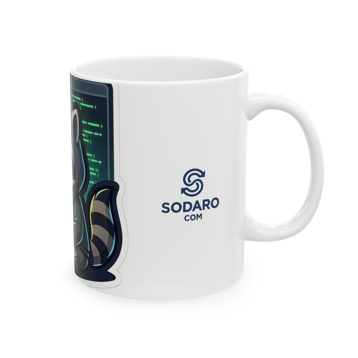 Hacker Raccoon Mug - Dr. Frank's Garage