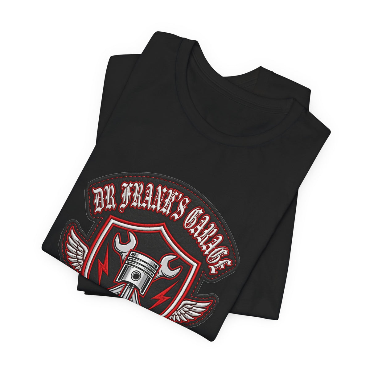 Gasoline Gothic Garage Tee - Dr. Frank's Garage, image 6