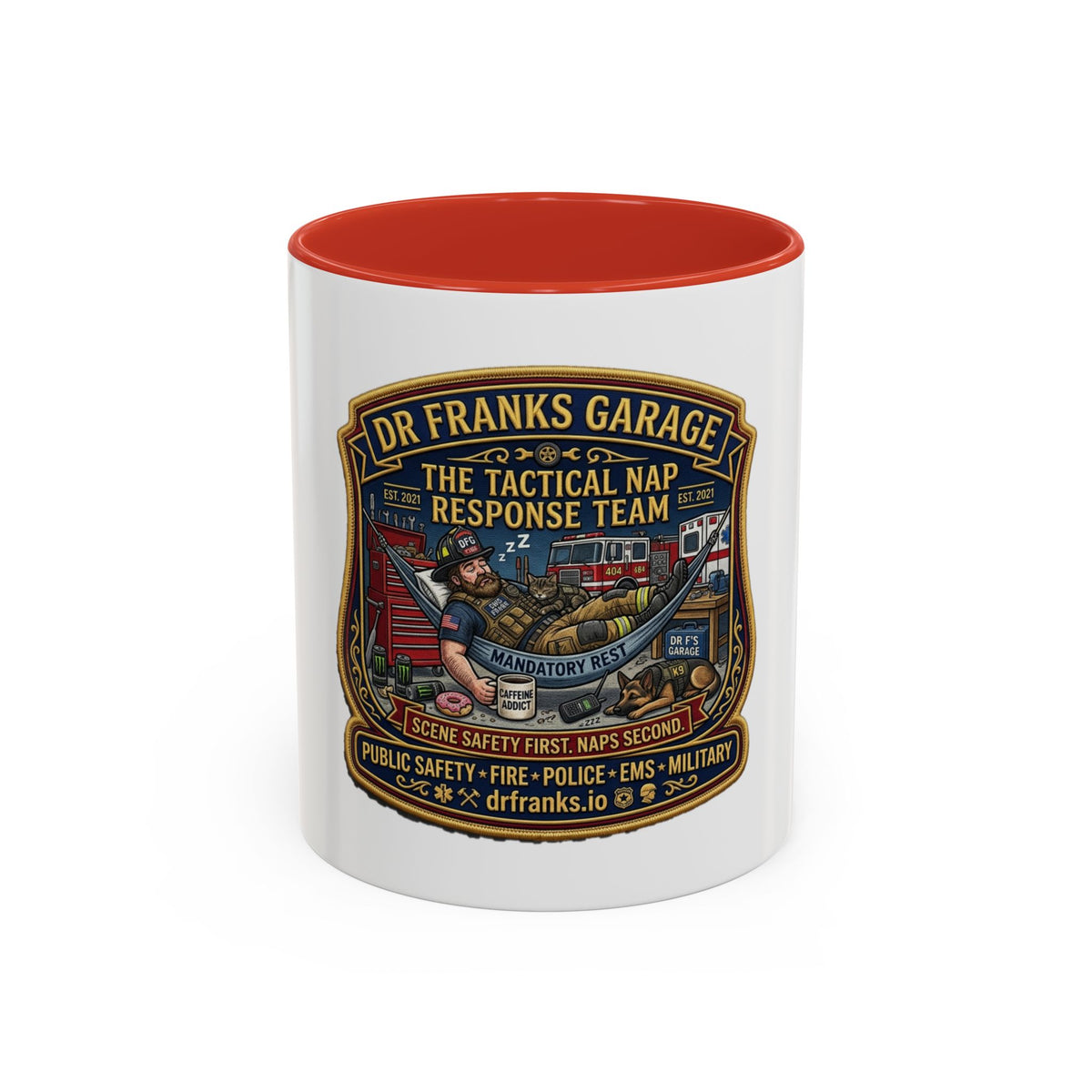 Tactical Nap Response Team Coffee Mug - Dr. Frank's Garage, image 4