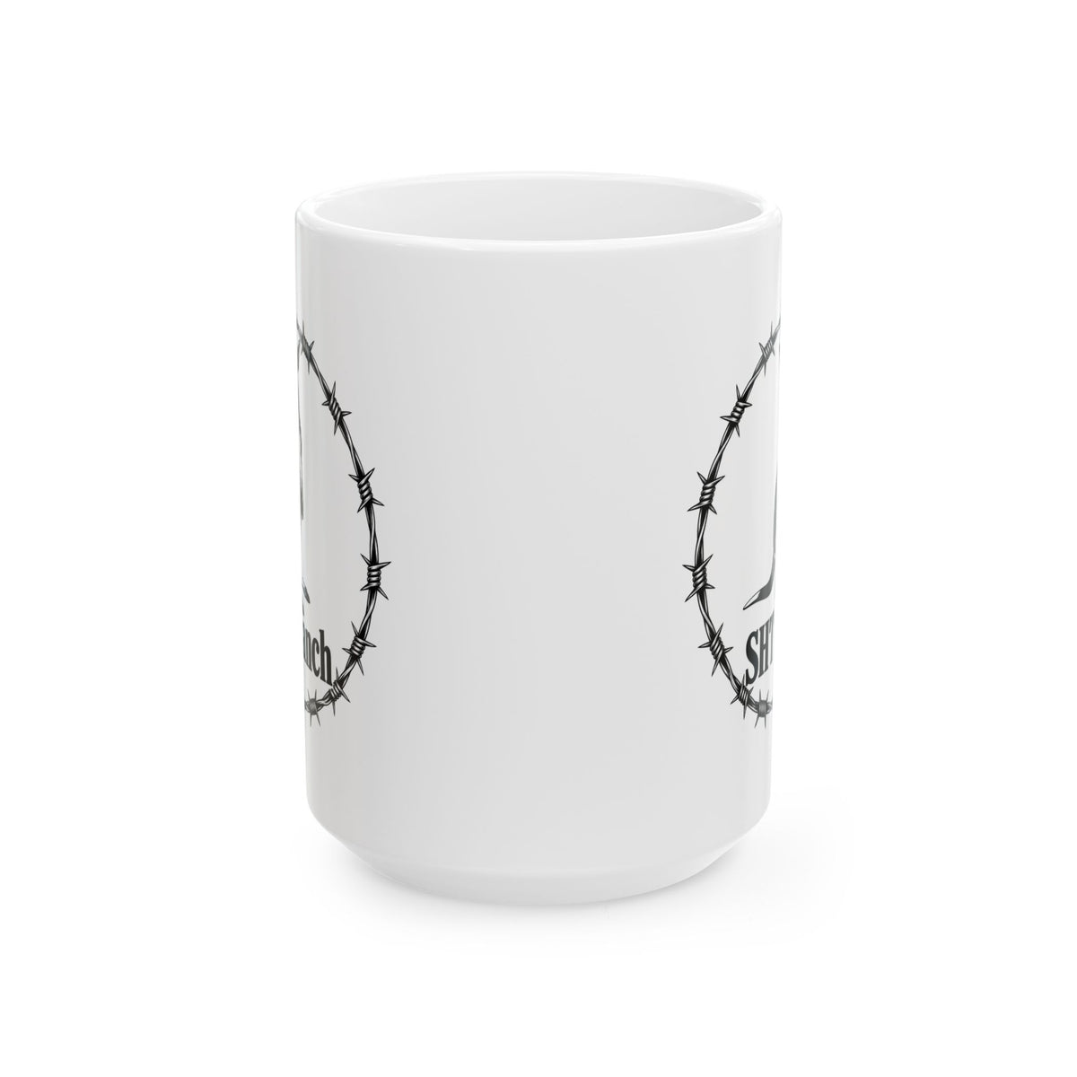 SHT Ranch Kangaroo Barbed Wire Coffee Mug | Wren-Oak Ranch