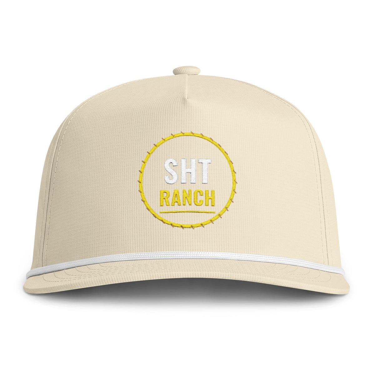 SHT Ranch Rope Cap in Ivory – SHT Ranch & Rodeo line by Dr. Frank's Garage