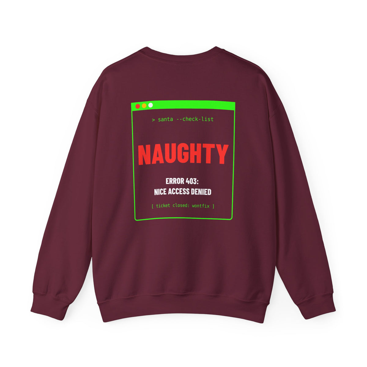 Naughty List: Error 403 Crewneck