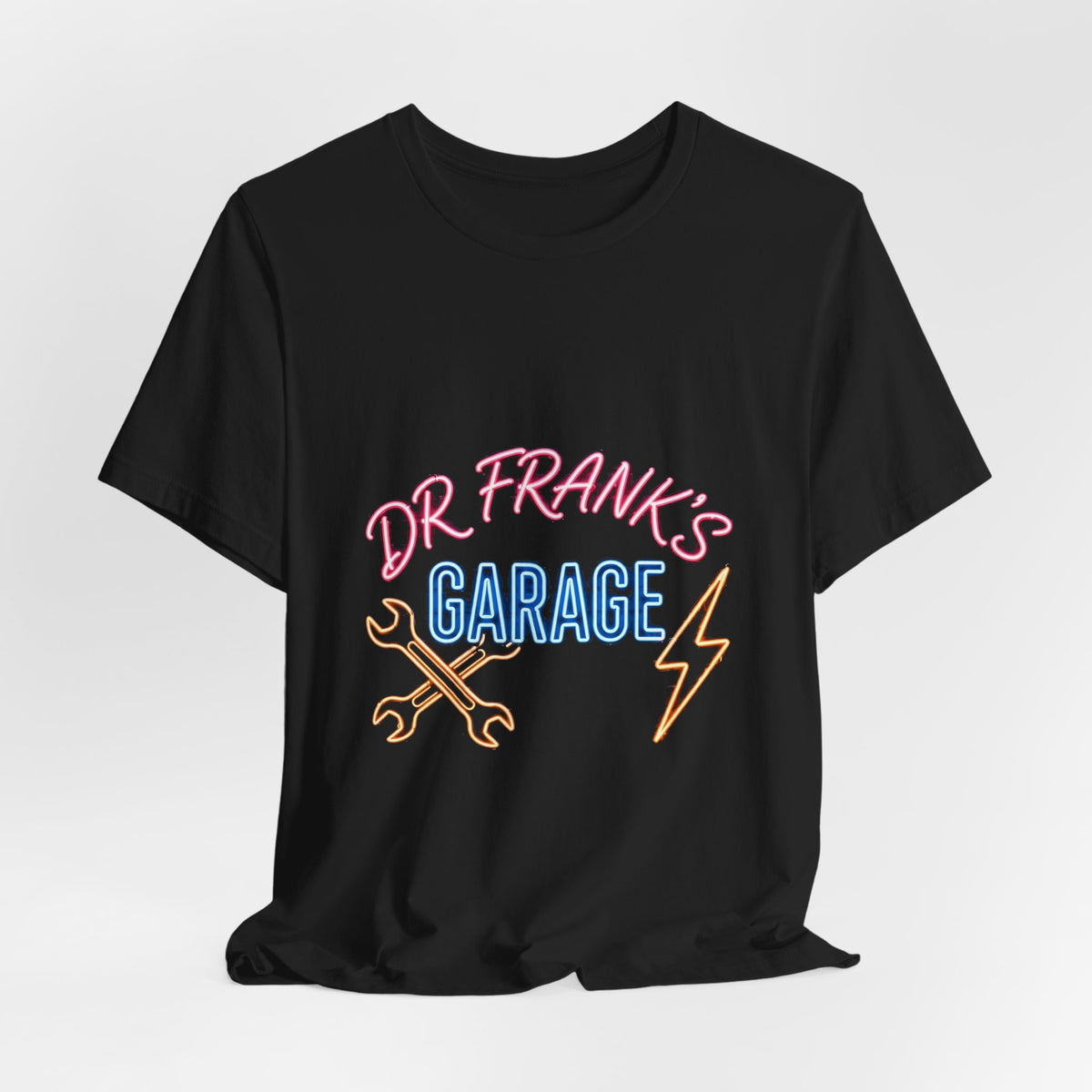 Neon Nights Garage Tee - Dr. Frank's Garage, image 5